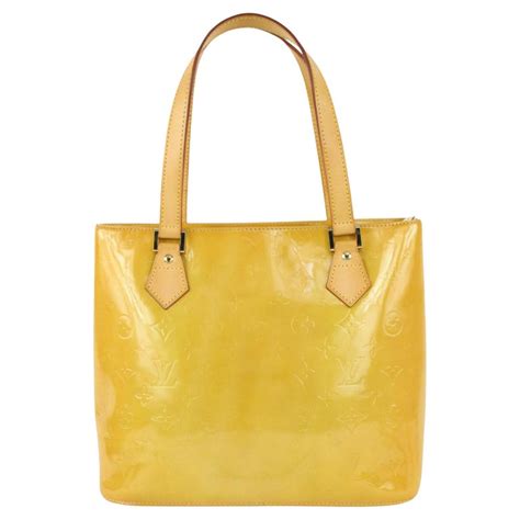 louis vuitton vernis yellow|Louis Vuitton monogram vernis bag.